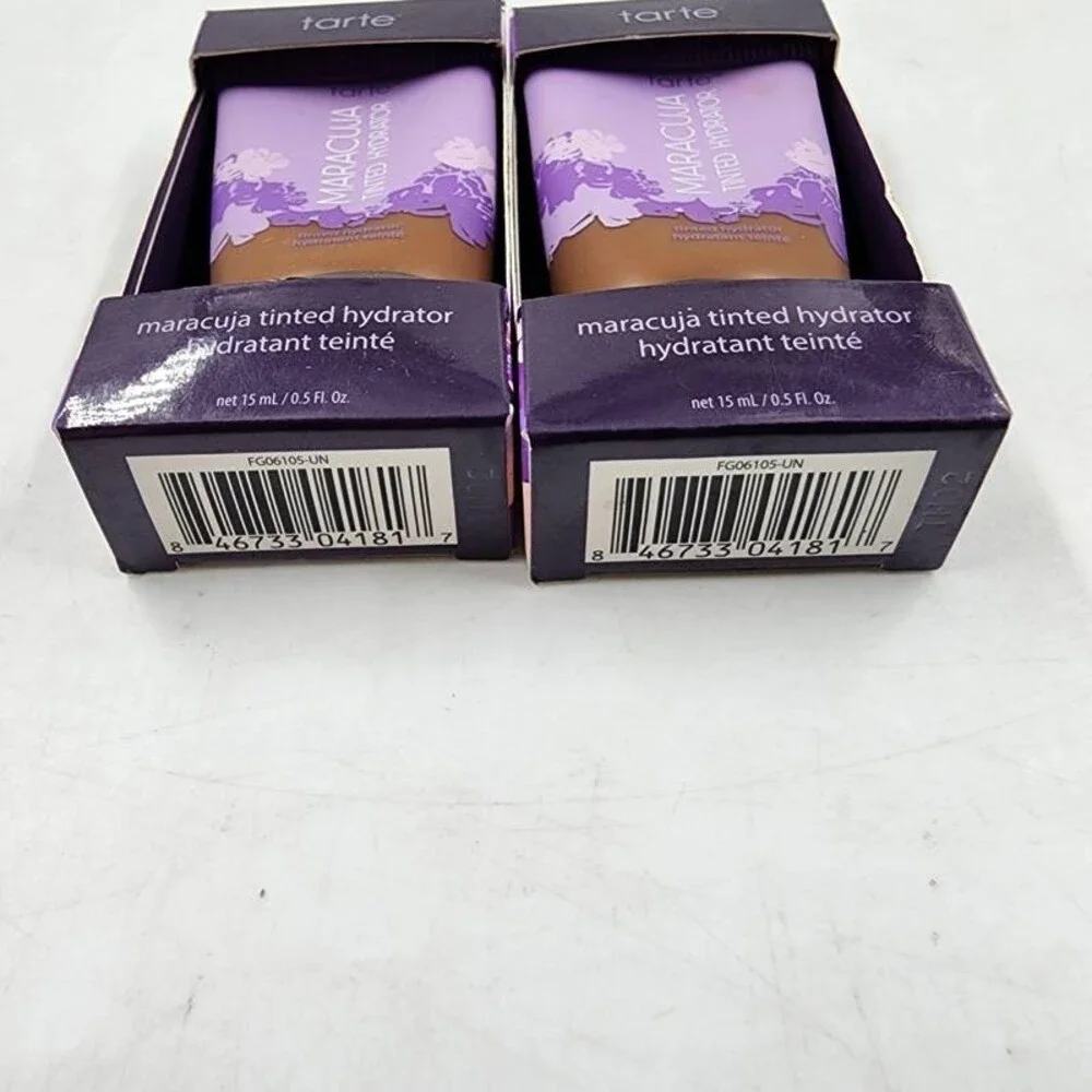 2 packs Tarte Maracuja Tinted 12-hr Hydrator 15ml/0.5 Fl oz. 56s Rich Sand